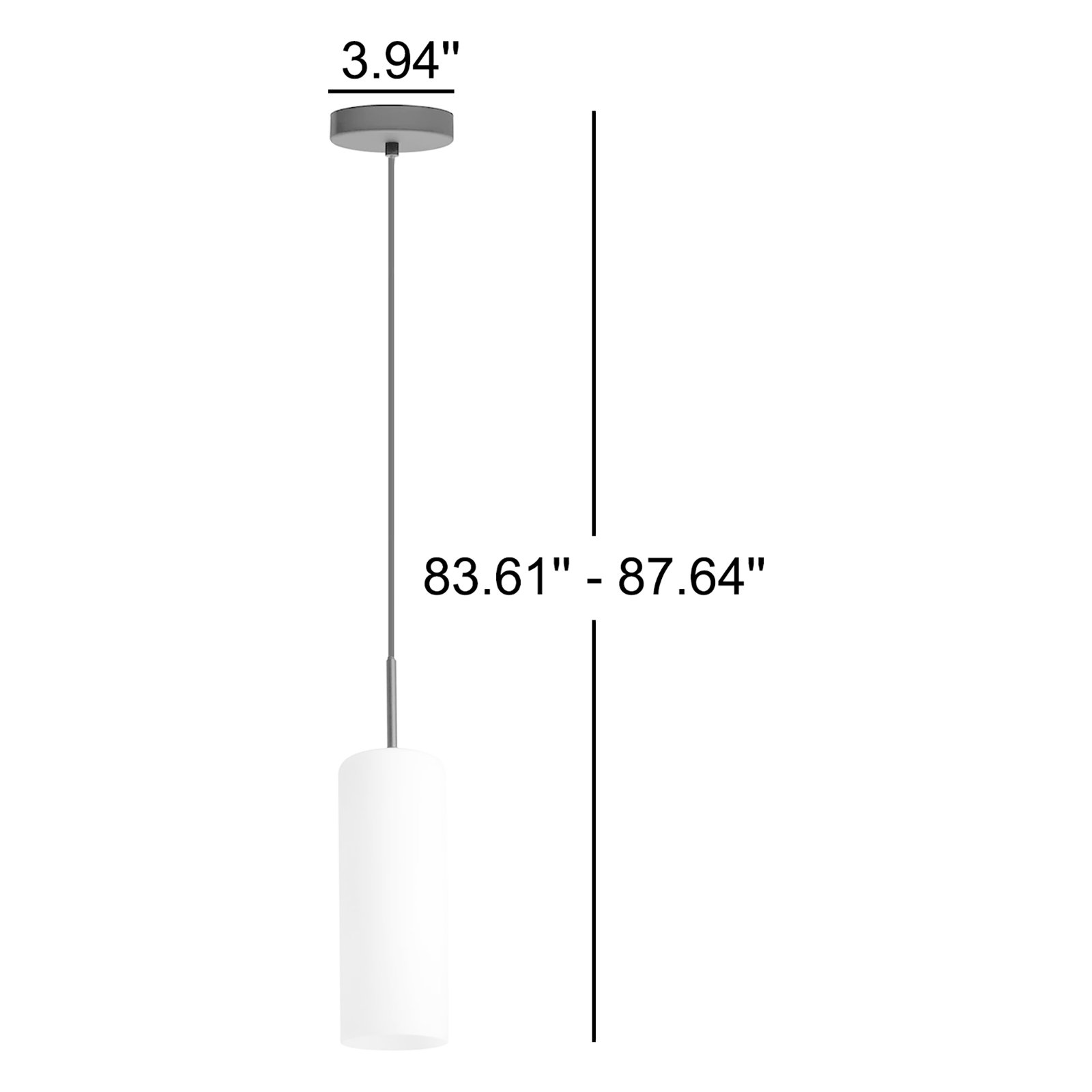 Troy Single Light Glass Pendant