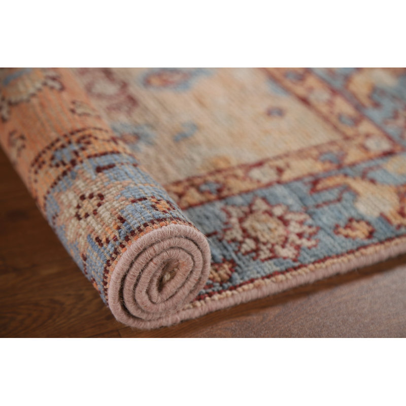 Handmade Oushak Vegetable Dye Wool Rug 2x3