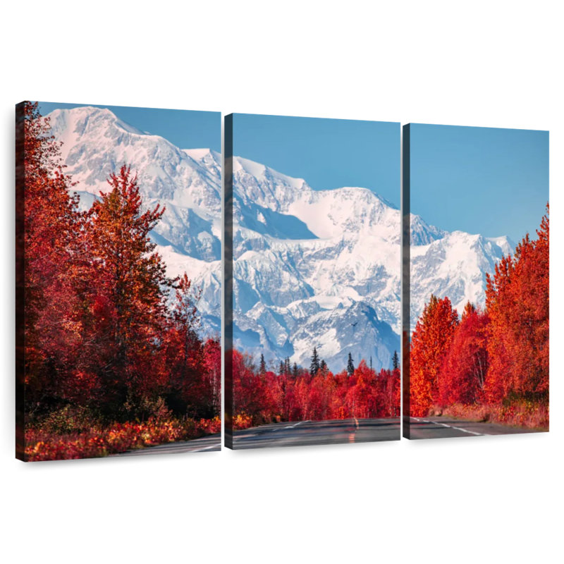 Alvord Autumn Trees In Denali, 36" H x 57" W