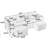 Space-saving Compact Sofas, Foam Minimalist Design For Home, Gray