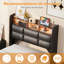 Upholstered Lift Up Storage Bed-870637020