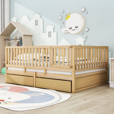 Yisroel Storage Platform Bed with Drawers 