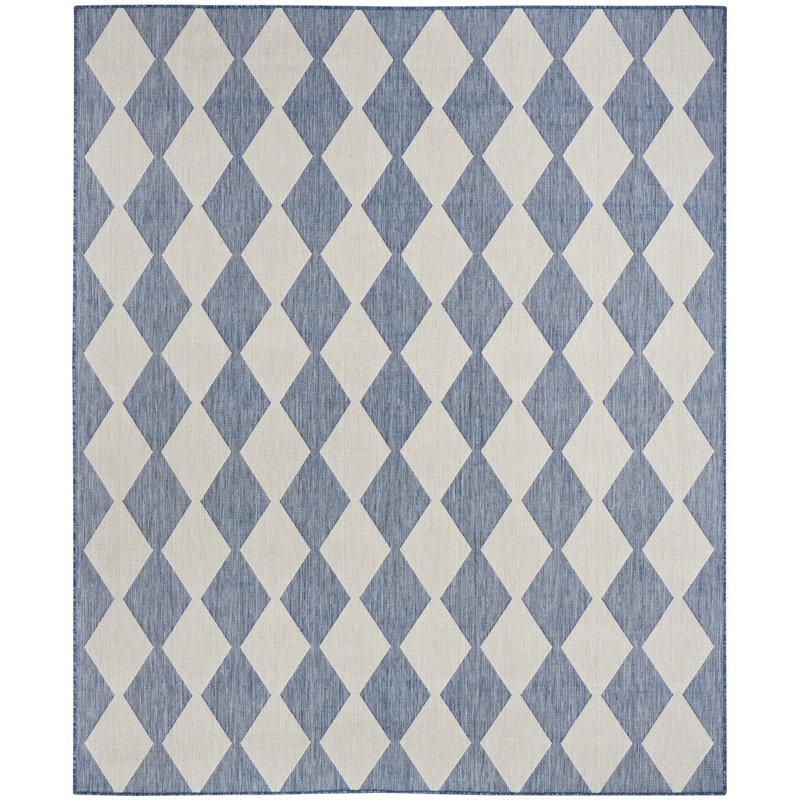 Positano 12' x 15' Navy Blue Modern Rug, Blue, Rectangle 12' x 15'