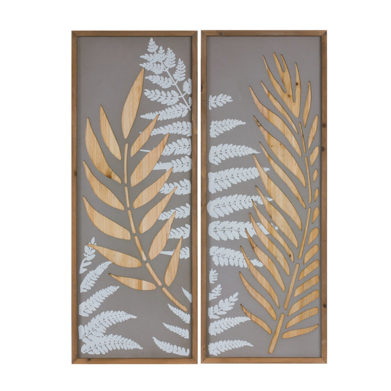 Reproduction encadrée de 2 panneaux de fibres à densité moyenne