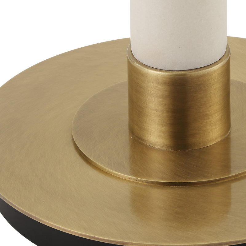 Lavdimir White Marble Floor Lamp