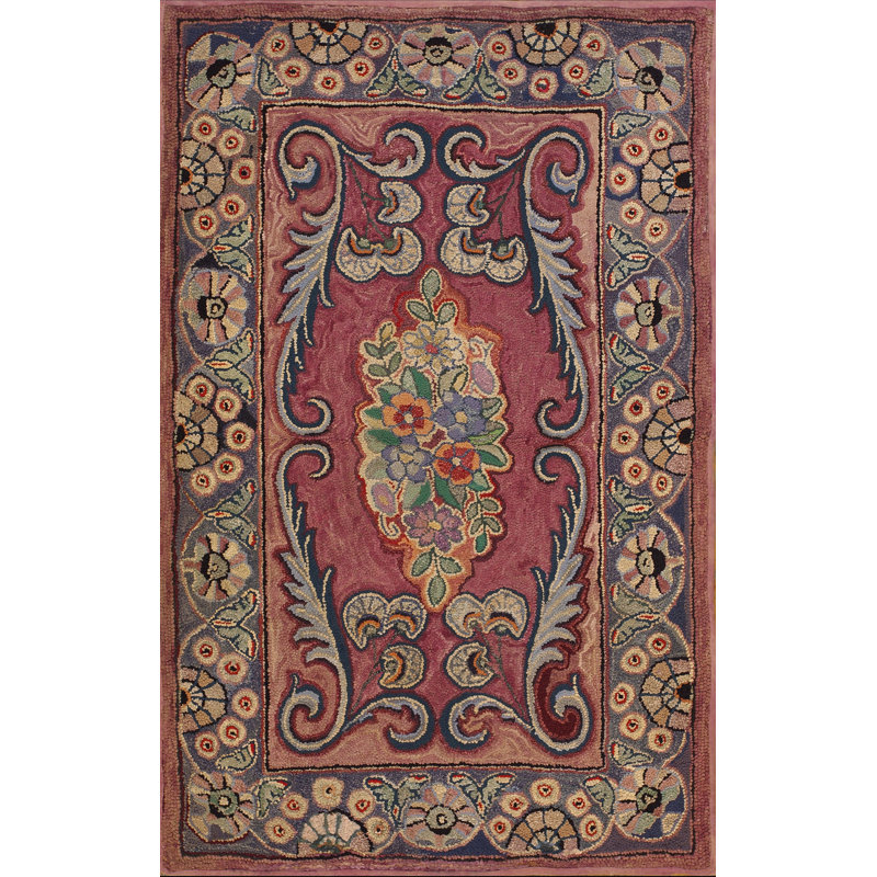 Tapis crocheté Salmon Pink