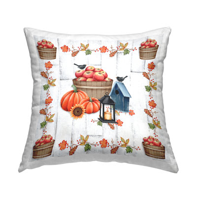 Polyester/Polyester Blend Throw Square Pillow Cover & Insert by Lemon & Sugar