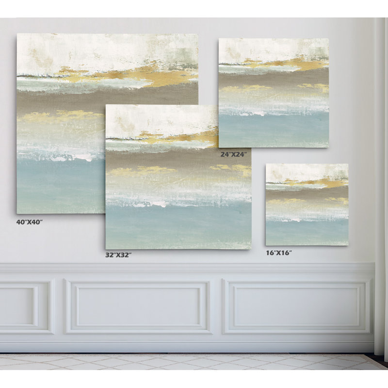 «Soft Solace Détail II», peinture, H 32 po x l 32 po x P 1,5 po, Toile tendue