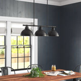 Luminaire suspendu pour îlot de cuisine 3 lumières Westfall