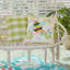 Buzzy Bee Indoor / Outdoor Animal Print Ochre Square Cushion Cover
