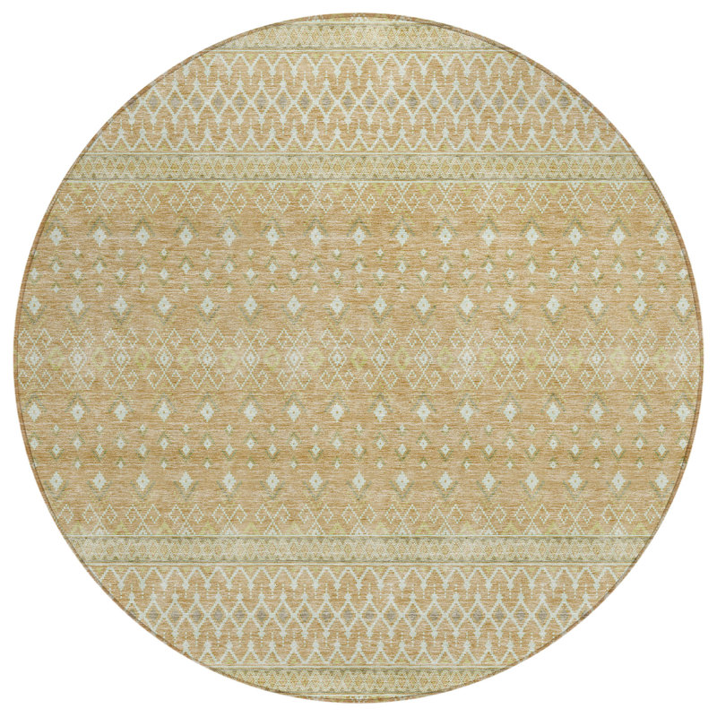  Bhavya Area Rug, Round 8'