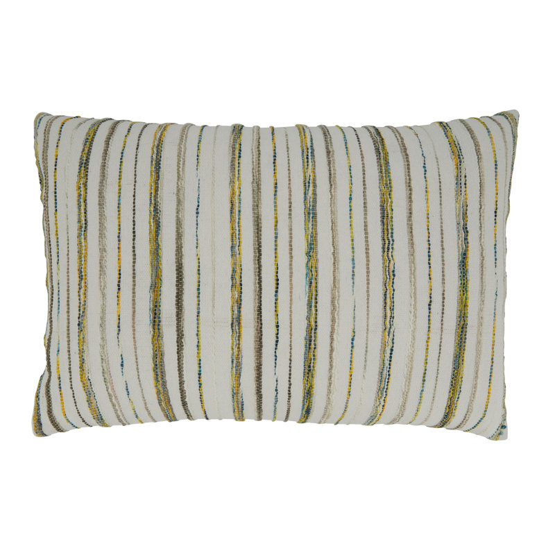 Laurentia Rectangular Cotton Pillow Cover & Insert, Polyester/Polyfill
