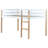 Solid Rubber Wood Twin Loft Bed with Ladder, Strengthened Slats & Natural White Finish