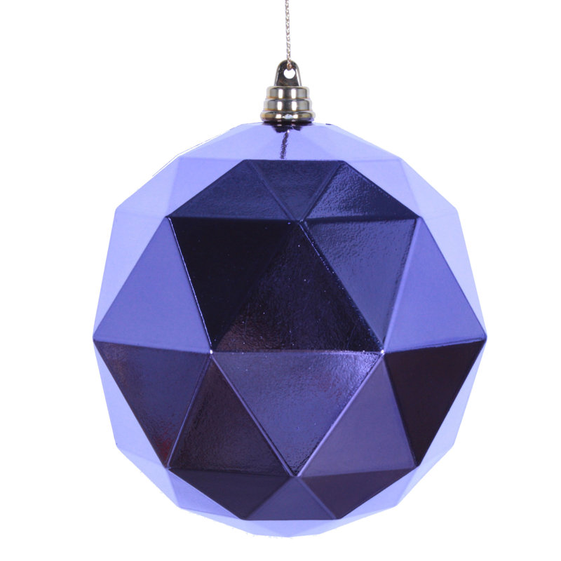 Ornement boule de Noël Holiday Décor, H 6 po x l 6 po x P 6 po, Orchidée