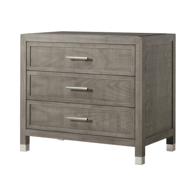 Raffles 3 - Drawer Solid Wood Nightstand
