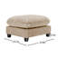 Repose-pieds en chenille pour le salon-1957325712