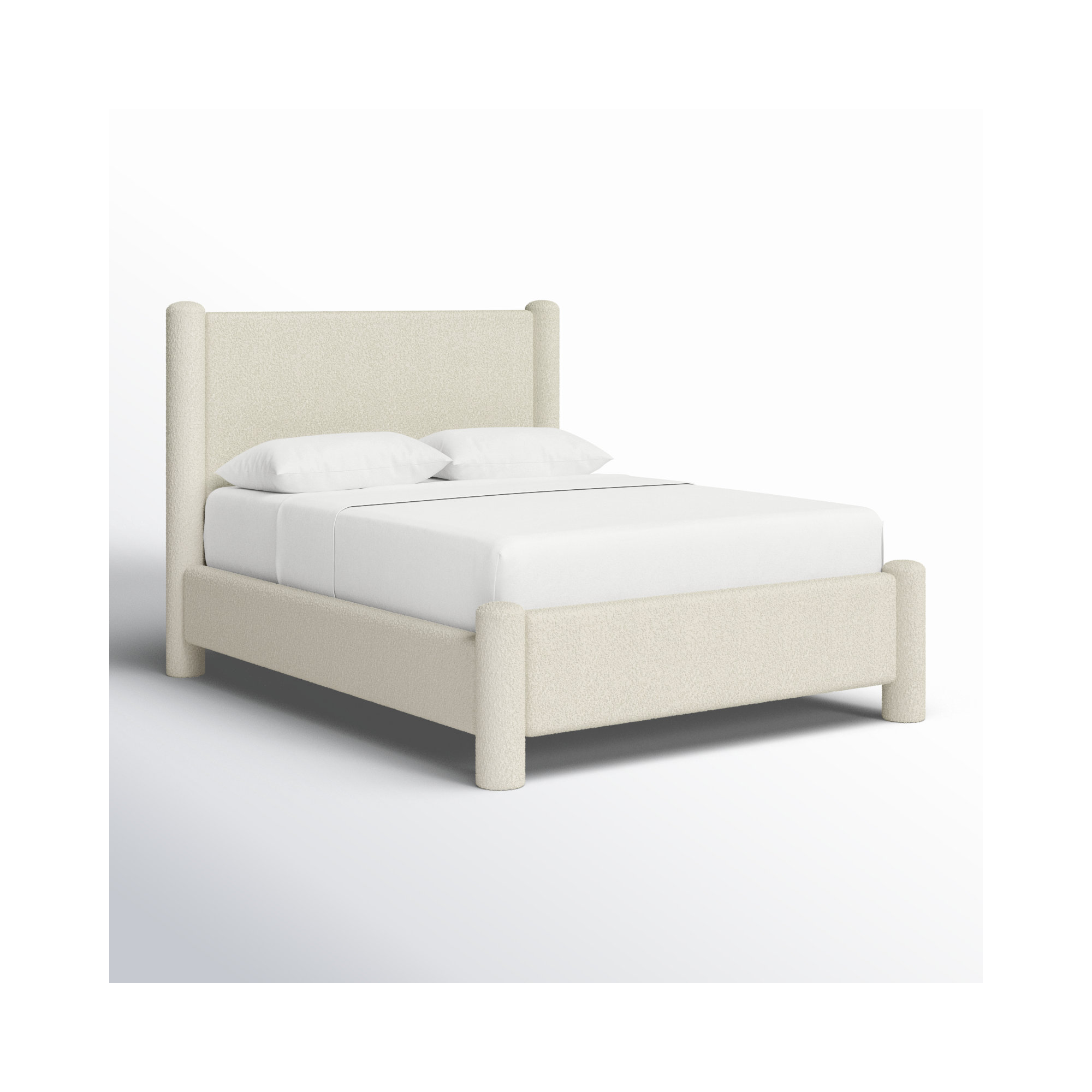 Asel Upholstered Bed, Queen