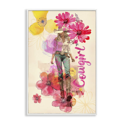 Art de giclée de cow-boy fantaisiste par Andrea Haase