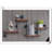 Jossalin 4 Piece Wood Floating Shelf