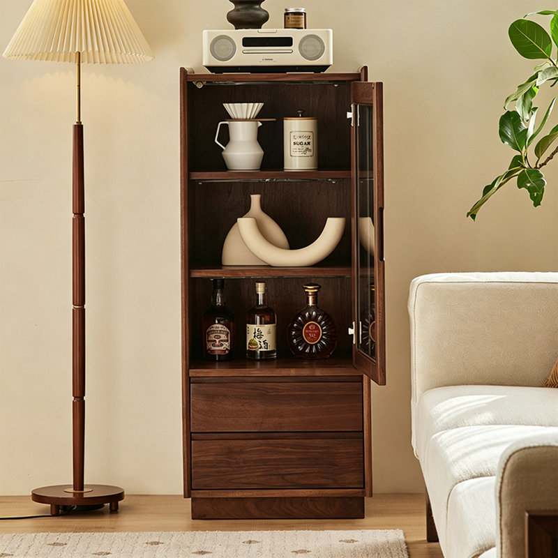 Armoire d'appoint en verre simple