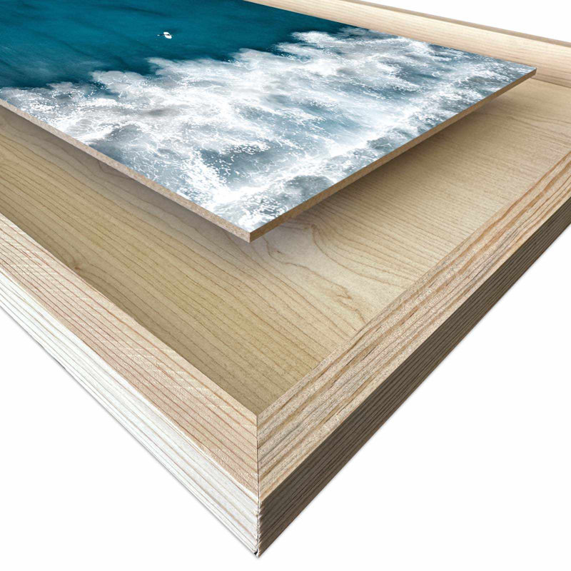 Elegant Framed Decorative Painting, 16.9 x 24.8 inches | 100% Solid Wood Frame (Thickness: 1.2 inches), 100% Maple MDF Background (Thickness: 0.1 inches), UV Printing | Perfect Wall Art for Home & Office Décor