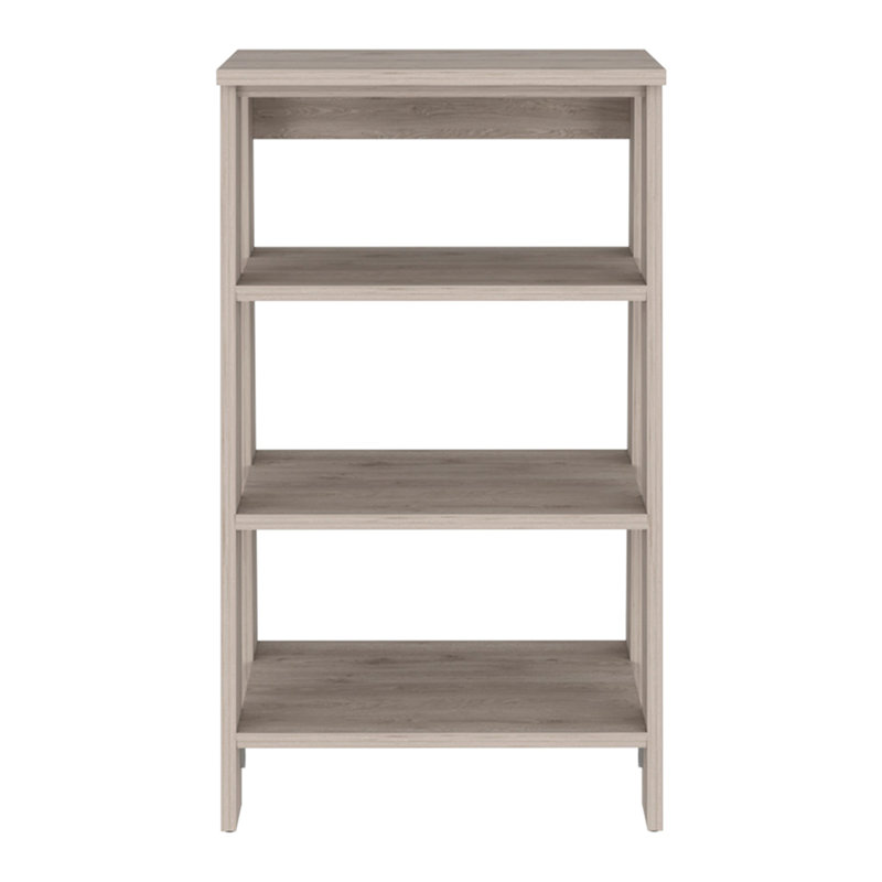 St. Clair Linen Cabinet, Two Interior  Shelves, Two Open Shelves, Single Door, Gray
