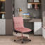 Chaise de bureau ergonomique en velours-1853611476