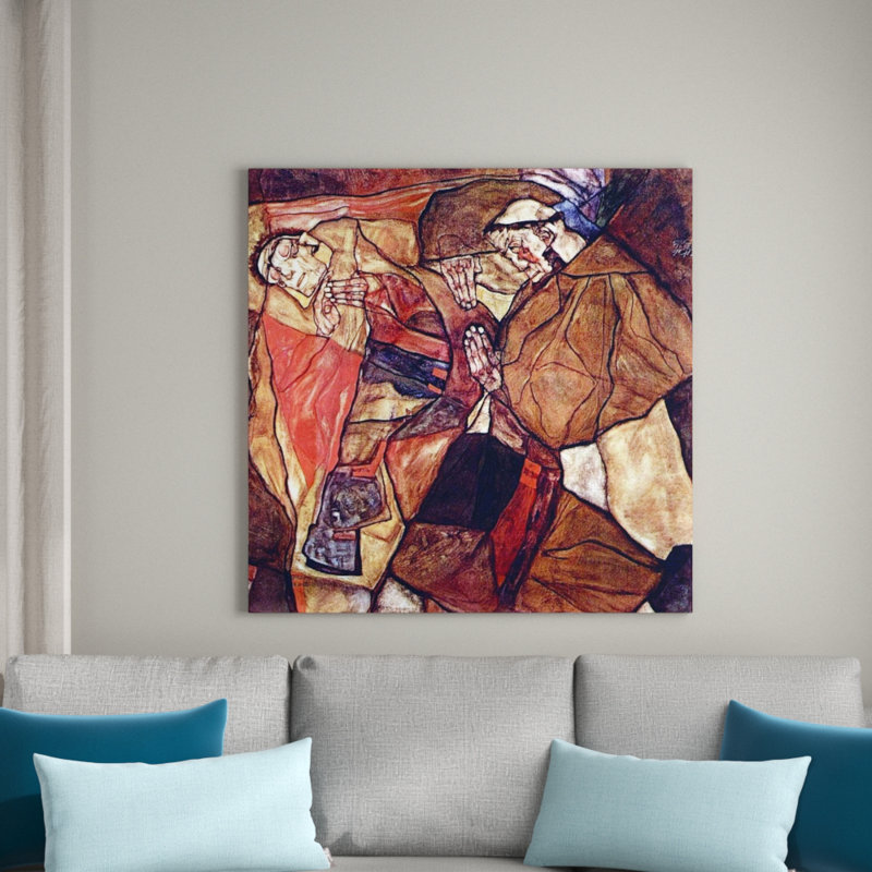 Egon Schiele - Wrapped Canvas Painting, 70cm H x 70cm W x 1.8cm D
