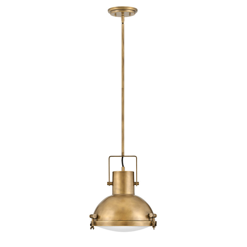 Nautique Single Light Coastal Pendant w/ Etched Opal Glass