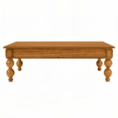 Rectangular Wooden Coffee Table with Storage Drawer