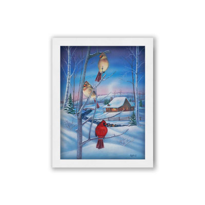 «Winter's Eve Cardinals» par Robert Andrea