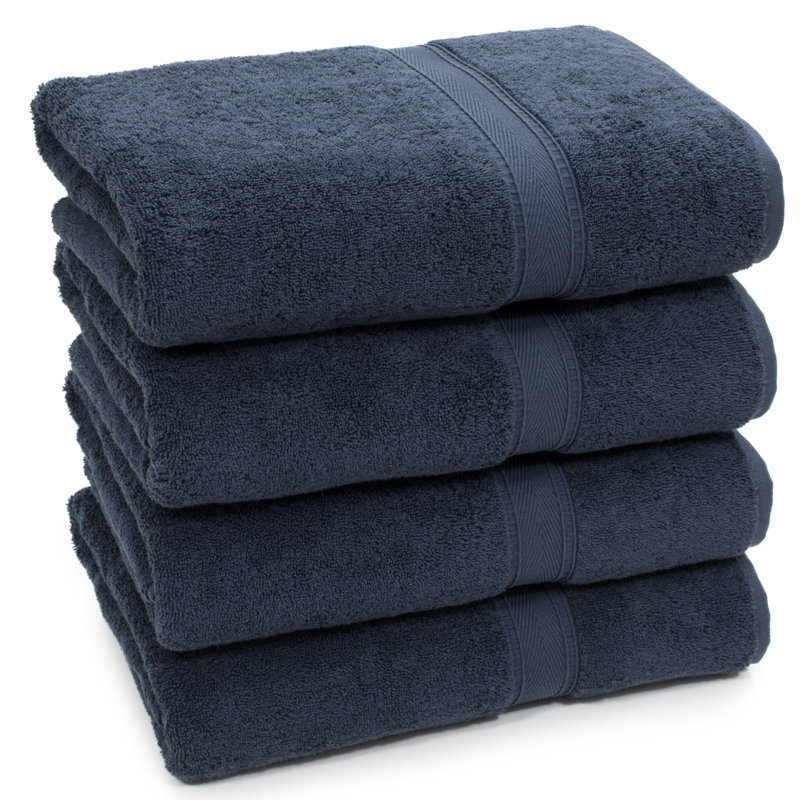 Sinemis Super Plush Bath Towel, Navy