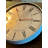 Elegant Decorative Wall Clock, 13.8 inches, White & Pink | 100% Plastic Frame, Real Glass Cover, Thickness: 1.8 inches | Stylish Home & Office Decor, Perfect for Living Room, Bedroom, or Study-105520006