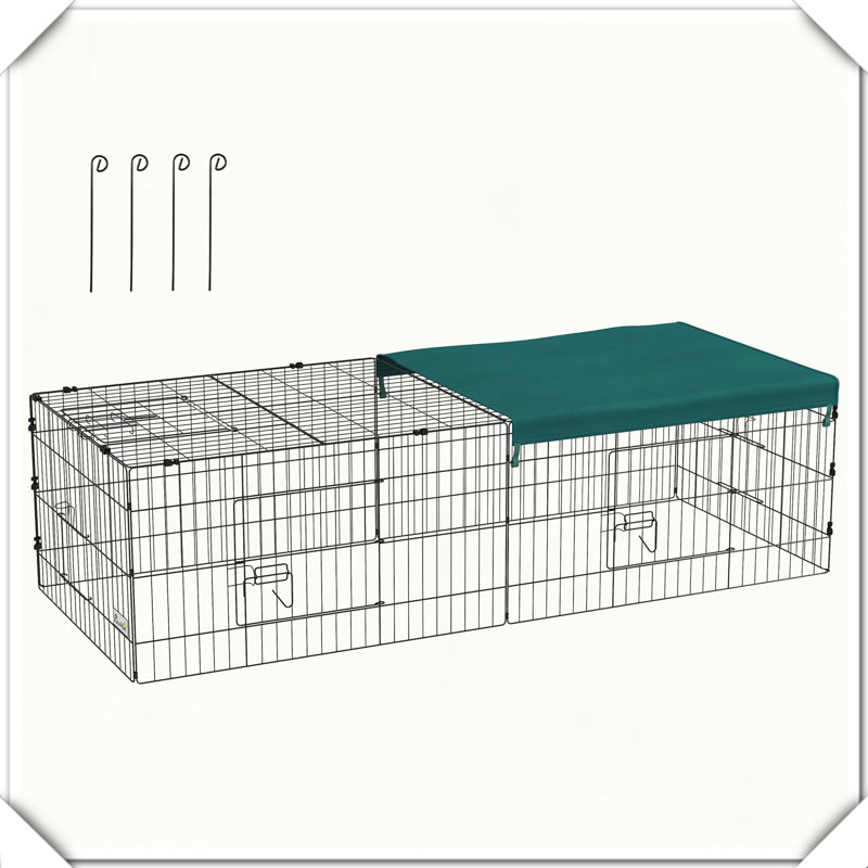 Clôture de cour intérieure pour petits animaux