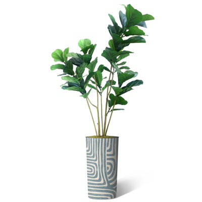 Arbre artificiel en pot moderne Ficus Lyrata