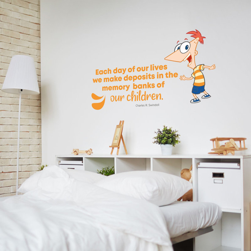 Décalcomanie murale en vinyle Our Our Phineas and Ferb, H 27 po x l 30 po