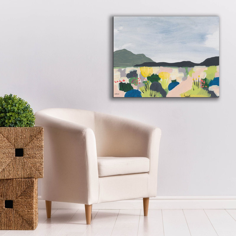 «Take Root In The Arid Soil 3» par Jan Weiss, art mural sur toile, H 26 po x l 34 po x P 1,5 po