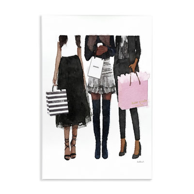 «Fashion Model Brands Glam» par Amanda Greenwood - impression d'art graphique