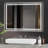 Anti-fog Tempered Glass LED Bathroom Mirror, 3 Color Temperature with Front and Backlight, Rohs and CRU Compliant-1086124245-1086124248