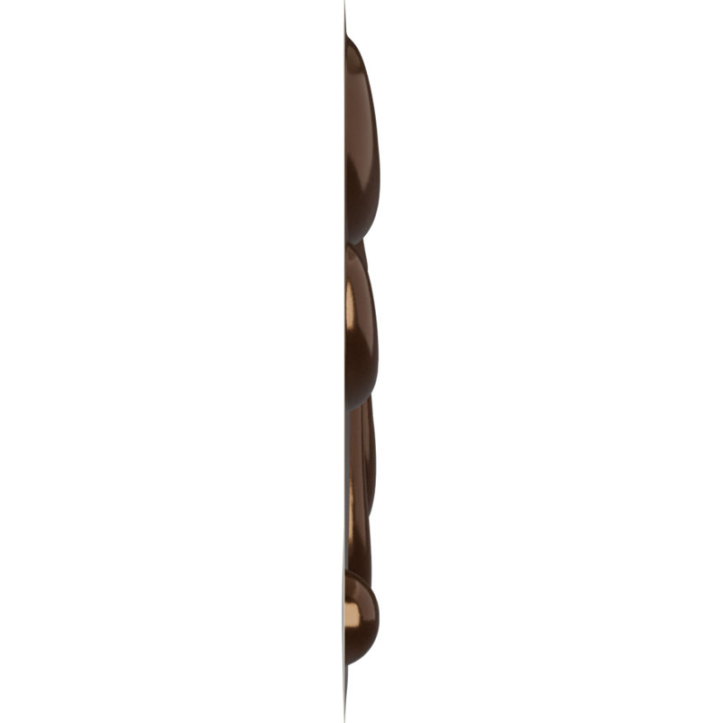 Panneau mural décoratif 3D en acacia EnduraWall l 19 5/8 po x H 19 5/8 po (couvre 2,67 pieds carrés), Cuivre foncé