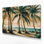 «Coastal Palm Grove», art mural sur toile beige