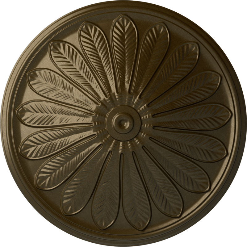 Médaillon de plafond Endurathane Brontes, diamètre extérieur 25 1/2 po x P 5 1/2 po (convient aux auvents jusqu'à 3 5/8 po)