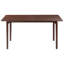 Tarion Rubberwood Dining Table with Wood Base