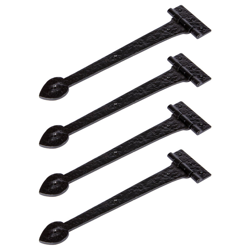 Hammer & Tongs - Traditional T-Hinge - W405mm - Black