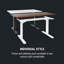Adjustable Metal Base Standing Desk