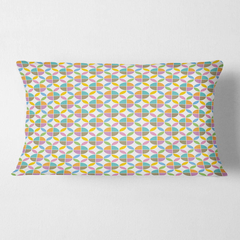 Coussin décoratif rétro Mid-Century