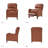 Beecher Traditional 28.75" Wide Genuine Leather Manual Club Recliner with Solid Wood Legs-450924357