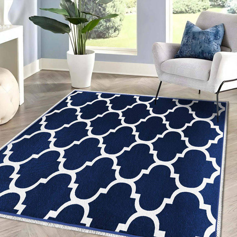 Armilla Abstract Machine Printed Area Rug, Rectangle 40 x 60 cm