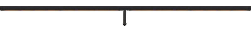 Plural Faceted Picture Light, Nightshade Black, 0.7" H x 30" W x 8.9" D, 20.8