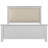 Finch Westport French Antique Upholstered Platform Bed with Decorative Headboard-840770638